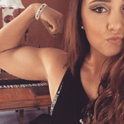 Teen muscle girl Fitness girl Haley